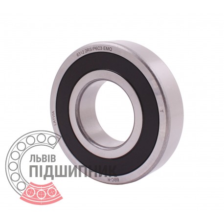 6312 2RS EMQ/P6/C3 [BBC-R Latvia] Deep groove sealed ball bearing