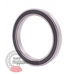 6813 2RS | 61813-2RS [Koyo] Deep groove ball bearing. Thin section.