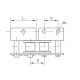 08B-1 WA-2 [Vision] Roller chain connecting link (pitch-12.7 mm)