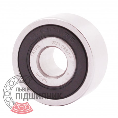 62201 2RS/P6 [BBC-R Latvia] Deep groove sealed ball bearing