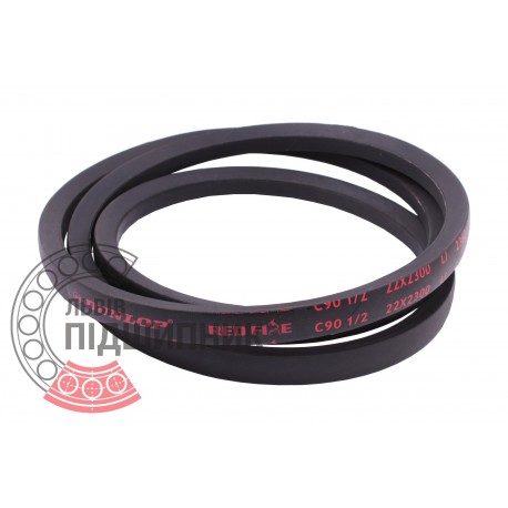 Classic V-belt AH158880 suitable for John Deere [Dunlop Red]