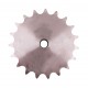 Sprocket Z19 [Sati] for 16B-1 Simplex roller chain, pitch - 25.4mm, with hub for bore fitting