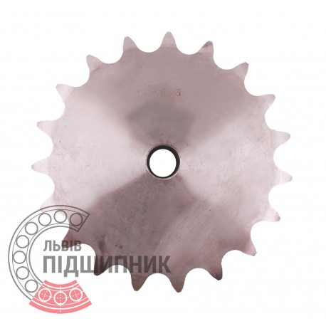 Sprocket Z19 [Sati] for 16B-1 Simplex roller chain, pitch - 25.4mm, with hub for bore fitting