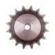 Sprocket Z16 [Sati] for 10B-1 Simplex roller chain, pitch - 15.875mm, with hub for bore fitting