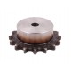 Sprocket Z16 [Sati] for 10B-1 Simplex roller chain, pitch - 15.875mm, with hub for bore fitting