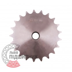 Sprocket Z21 [Sati] for 12B-2 Duplex roller chain, pitch - 19.05mm, with hub for bore fitting