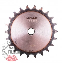 Sprocket Z22 [Dunlop] for 08B-1 Simplex roller chain, pitch - 12.7mm, with hub for bore fitting