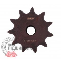 Sprocket Z11 [SKF] for 12B-2 Duplex roller chain, pitch - 19.05mm, with hub for bore fitting