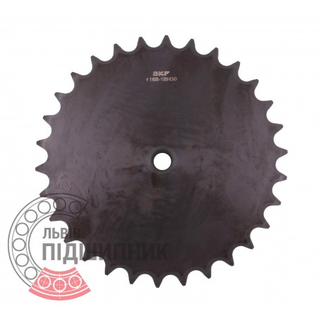 Sprocket Z30 [SKF] for 16B-1 Simplex roller chain, pitch - 25.4mm, with hub for bore fitting