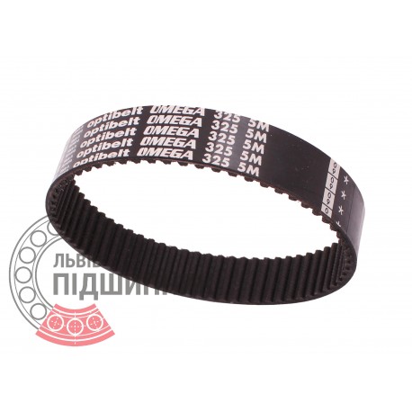 5M-325 (Z65) 19mm OMEGA [Optibelt] Ремінь зубчастий - синхронний / 5M325