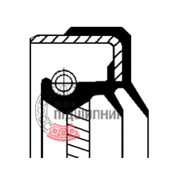 01016882B | 62х78х10 B1BASLRS [Corteco] Oil seal