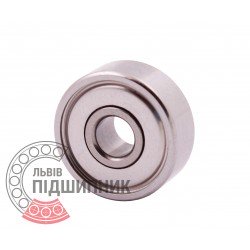 S-R 6.ZZ.1/2" | SS12700B-2Z [EZO] Миниатюрный закрытый шарикоподшипник. Дюймовые размеры.