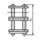 ЛАНЦЮГ Ланка .С-2ПР- 12,7  b-7.75 mm  (08B-2) [SKF]