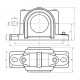 SNK510-608 BBC-R Latvia Bearing split housing