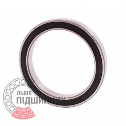 6808 2RS | 61808-2RS1 [SKF] Deep groove ball bearing. Thin section.