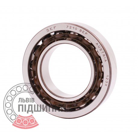 7210 BEP [SKF] - 46210 - Single row angular contact ball bearing