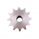 Sprocket Z12 for 05B-1 Simplex roller chain, pitch - 8mm, with hub for bore fitting