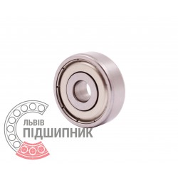 636-2Z [ZEN], аналог 80036 - Миниатюрный закрытый шариковый подшипник