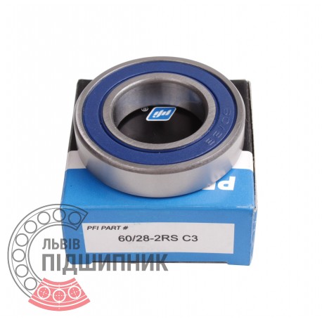 Deep groove ball bearing 60/28 2RS/C3 [PFI]