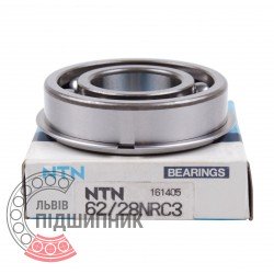 Deep groove ball bearing 62/28 NR C3 [NTN]