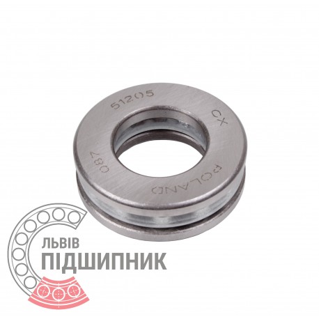 Thrust ball bearing 51205 [CX]