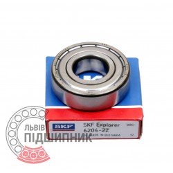 6204-2Z [SKF] Deep groove sealed ball bearing