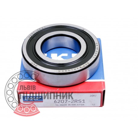 6207-2RS1 [SKF] Deep groove sealed ball bearing