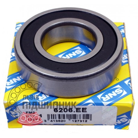 6206.EE [SNR] Deep groove sealed ball bearing