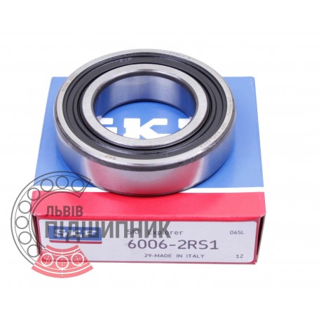 6006-2RS1 [SKF] Deep groove sealed ball bearing