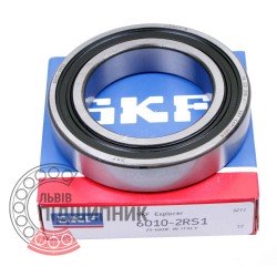 6010-2RS1 [SKF] Deep groove sealed ball bearing
