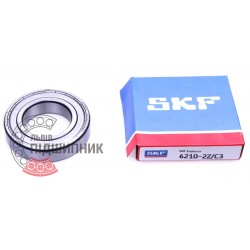 6210-2Z/C3 [SKF] Deep groove sealed ball bearing