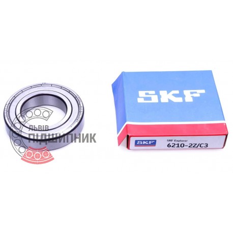 6210-2Z/C3 [SKF] Deep groove sealed ball bearing