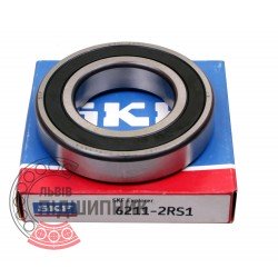6211-2RS1 [SKF] Deep groove sealed ball bearing