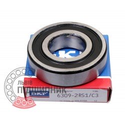 6309-2RS1/C3 [SKF] Deep groove sealed ball bearing
