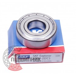 6204-2Z/C3 [SKF] Deep groove sealed ball bearing