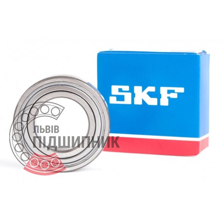 609-2Z [SKF], аналог 80019 - Мініатюрний закритий кульковий підшипник