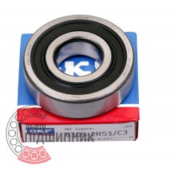 6305-2RS1/C3 [SKF] Deep groove sealed ball bearing