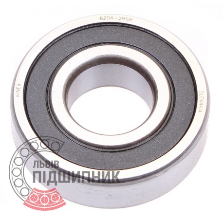 6204-2RSR [Kinex] Deep groove sealed ball bearing