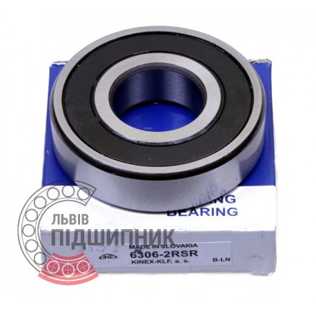 6306-2RSR [Kinex] Deep groove sealed ball bearing