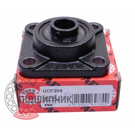 UCF204 Black-Series | UCF204 [FAG Schaeffler] Flanged ball bearing unit