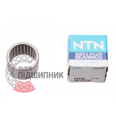 HK3026 [NTN] Drawn cup needle roller bearings with open ends