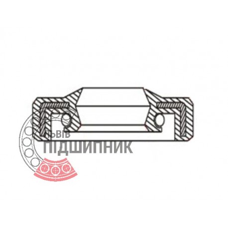 Сальник 55х82х10/15.5 TCY