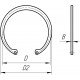 Inner snap ring 105 mm