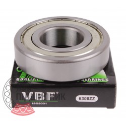 6308-ZZ [VBF] Deep groove ball bearing