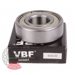 6202-ZZ [VBF] Deep groove ball bearing