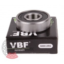 180100 (6000 2RS) [VBF] Подшипник шариковый