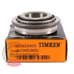 JXC06536 DC [Timken] Конічний роликовий підшипник