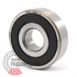 6302-2RSR C3 [Kinex ZKL] Deep groove ball bearing