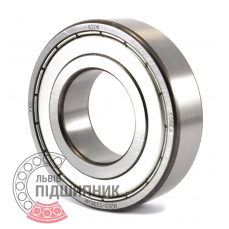 6206-2Z [FAG] Deep groove ball bearing