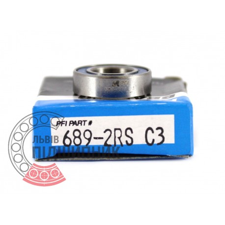 689 2RS C3 [PFI] Deep groove ball bearing